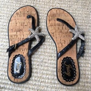 3/$20 Juicy Couture Starfish Flip-Flops